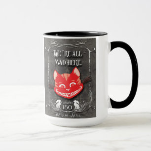 "Nous sommes tous ici" tasse folle de chat de