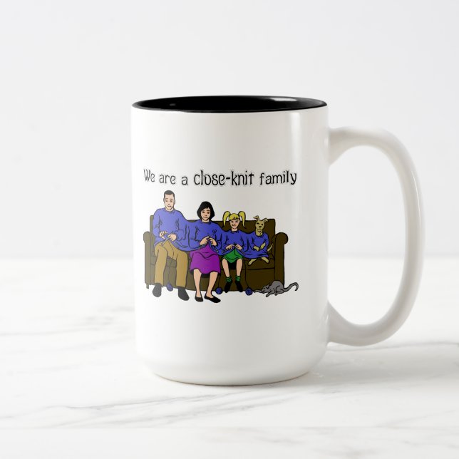 Nous sommes une tasse de famille liée étroitement (Droit)