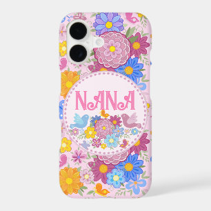 Nous t'aimons Nana Fleurs sauvages personnalisées 