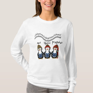Nous trois pingouins T-shirts et cadeaux de vacanc