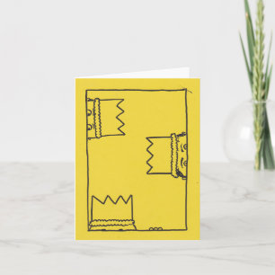 Nous Trois Rois Quirky Carte de Noël
