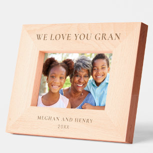 Nous Vous Aimons Gran Personnalisé Cadre Photo Cad