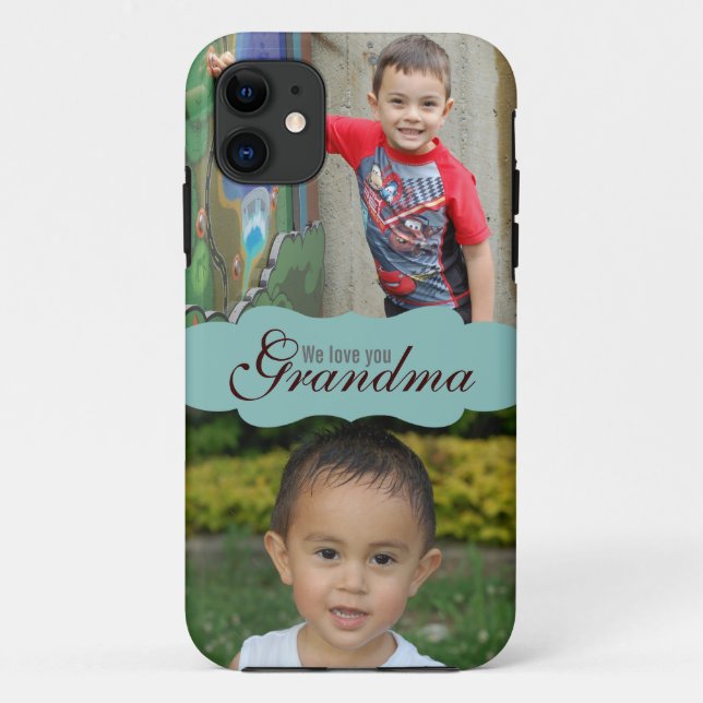 Nous vous aimons Grand-mère Photo iPhone 5 coque (Dos)