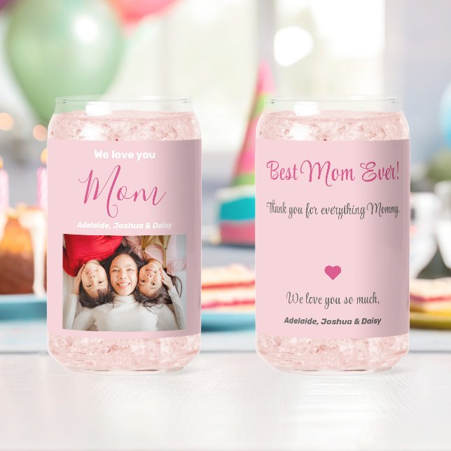 Nous Vous Aimons Meilleure Maman Jamais Pink Photo (Insitu (Anniversaire))