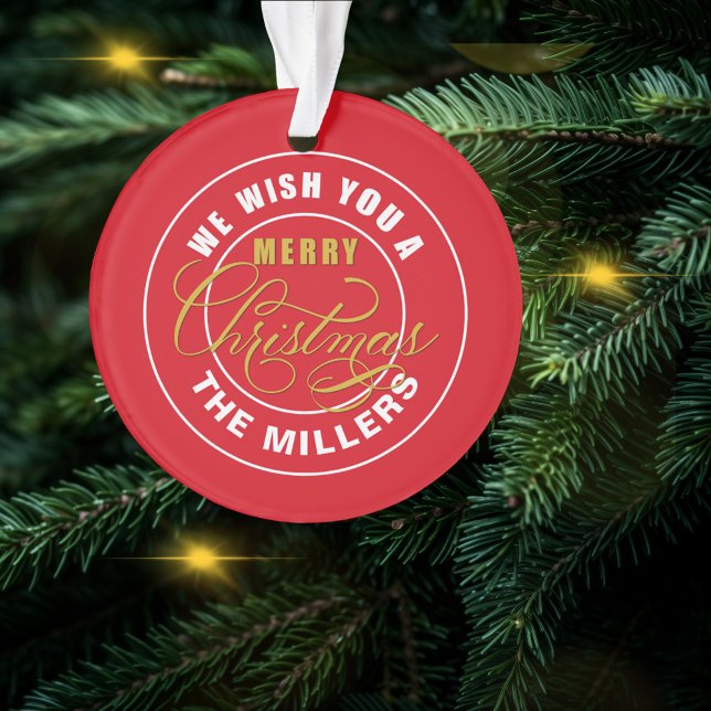 Nous vous souhaitons un joyeux Noël Nom personnali (Créateur téléchargé)