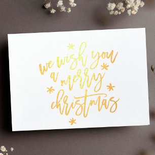 Nous Vous Souhaitons Une Carte Merry Christmas Foi