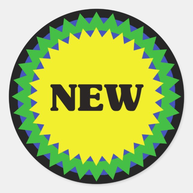 NOUVEAU Autocollant de vente au détail (Devant)