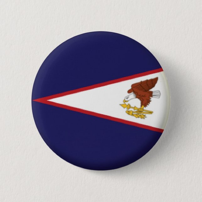 NOUVEAU ! ! - BADGE DE RETOUR AMÉRICAIN SAMOA 58MM (Devant)