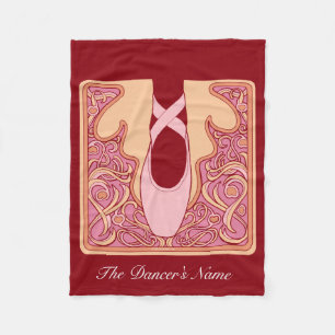 Nouveau Ballet Fleece Blanket