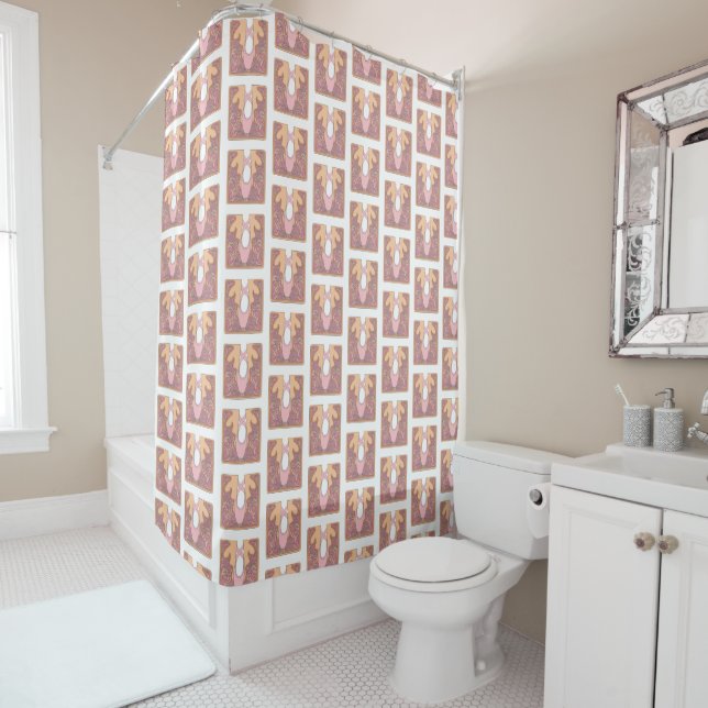 Nouveau Ballet Shower Curtain (In Situ)