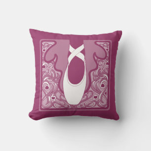 Nouveau Ballet Throw Pillow