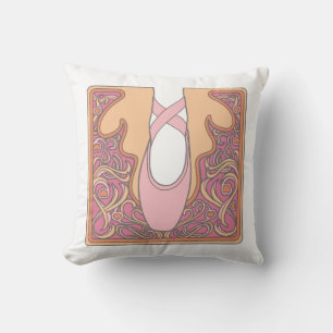 Nouveau Ballet Throw Pillow