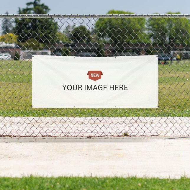 NOUVEAU ! Bannière - 76 x 183 cm - Extérieur avec  (En situation)