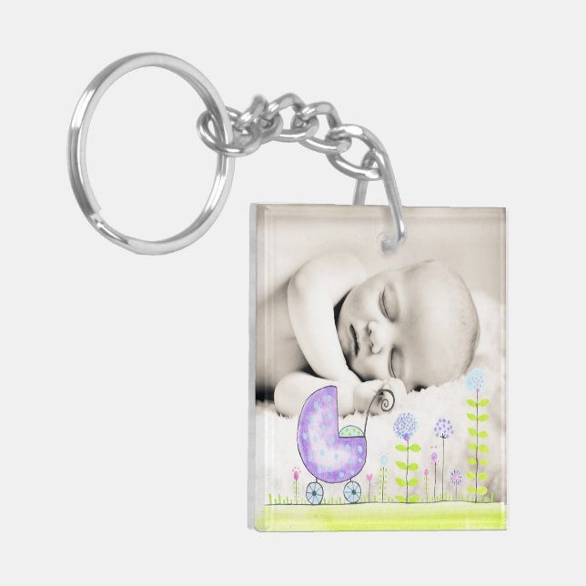 Nouveau bébé Ajouter votre propre photo double fac (Devant gauche)