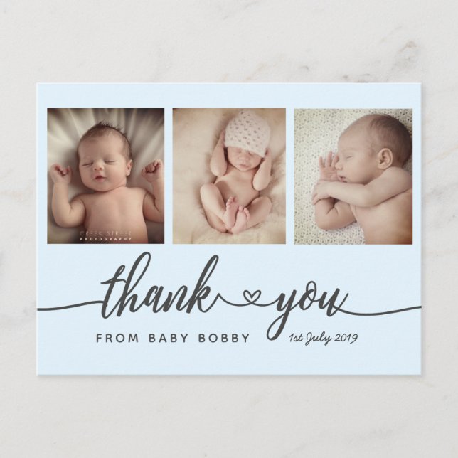 Nouveau bébé, cartes de remerciements, cartes fair (Devant)