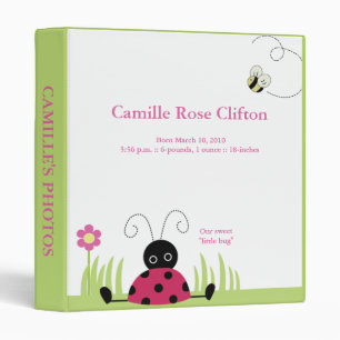 Nouveau bébé de petit de coccinelle classeur
