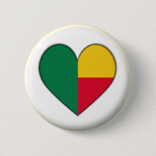 NOUVEAU ! ! - BENIN COEUR COEUR NIP RETOUR BADGE