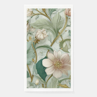 Nouveau Bloom Elegance Botanical Paper Napkin