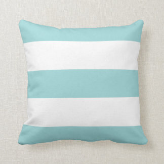 Nouveau cadeau de Coussin à main bleue et à bande 