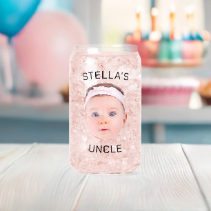 Nouveau cadeau Oncle, personnalisé bébé visage pho