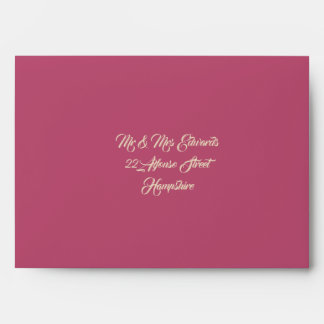 Nouveau cadre - Enveloppe d'invitation de mariage