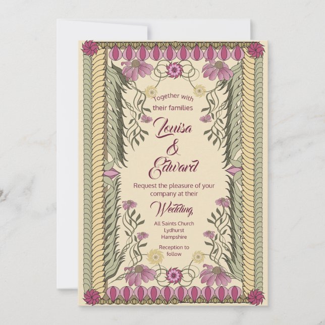 Nouveau cadre - Invitation de mariage (Devant)