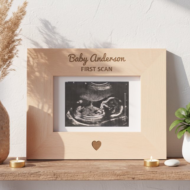 Nouveau cadre photo pour bébé Faire-part Ultrasoun (Créateur téléchargé)