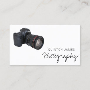 Nouveau Carte de visite photo reflex