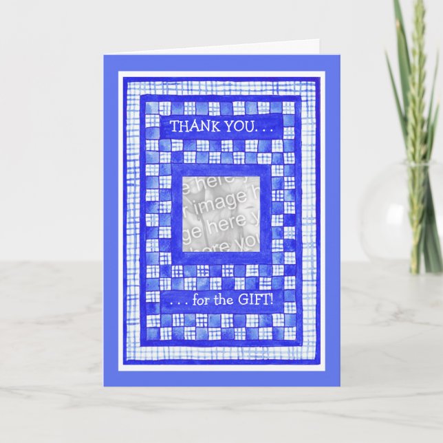 Nouveau Carte photo de Merci cadeau bébé personnal (Devant)