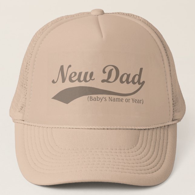 Nouveau casquette de papa, nom personnalisé de s (Devant)