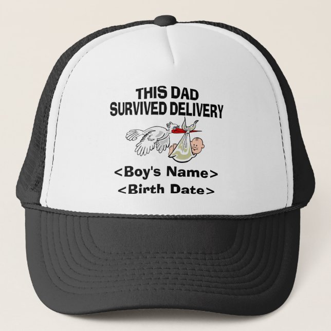 Nouveau casquette personnalisé de garçon de papa (Devant)