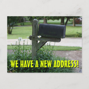 Nouveau changement d'adresse la carte postale