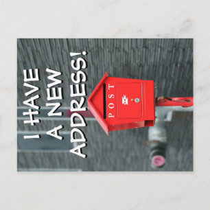Nouveau changement d'adresse la carte postale