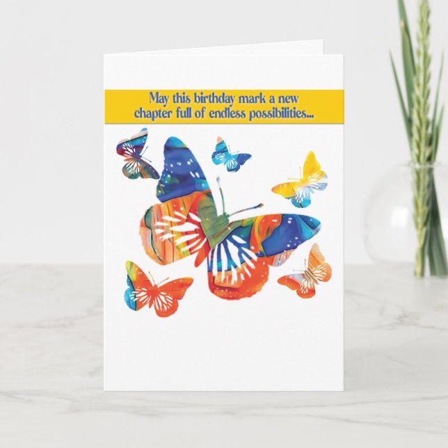 Nouveau chapitre Carte d'anniversaire (Devant)