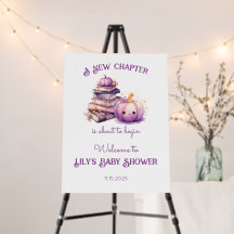 Nouveau Chapitre Petit Citrouille Baby shower d'au