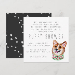 Nouveau chiot  Invitation à la douche avec chiots