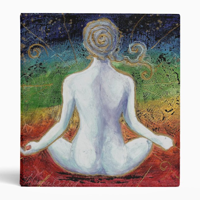 Nouveau classeur de méditation de Chakra d'âge (Devant)