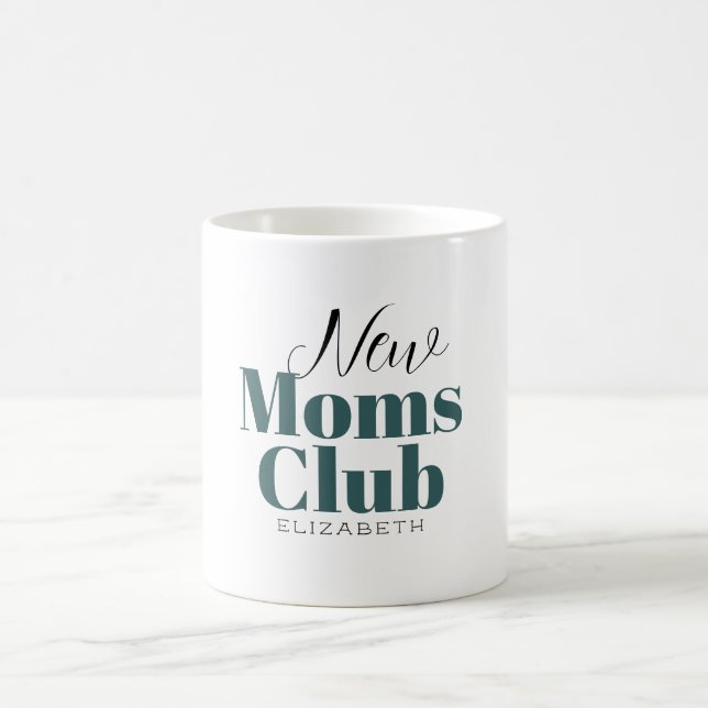 Nouveau club maman Calligraphie monogramme tasse d (Centre)