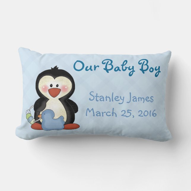 Nouveau coussin de bébé de pingouin (Recto)