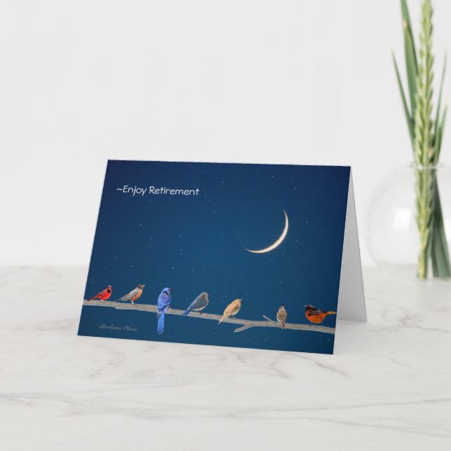 Nouveau Début : Oiseaux sur le fil : Carte (Devant)