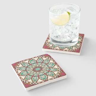 Nouveau Desert Flower Stone Coaster