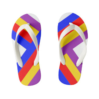 Nouveau design graphique Les tongs de l'enfant
