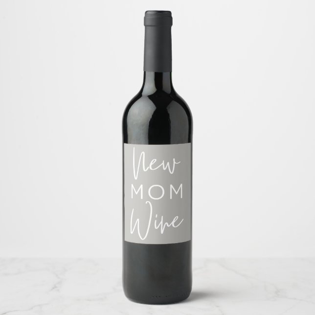 Nouveau Étiquette de vin maman (Devant)