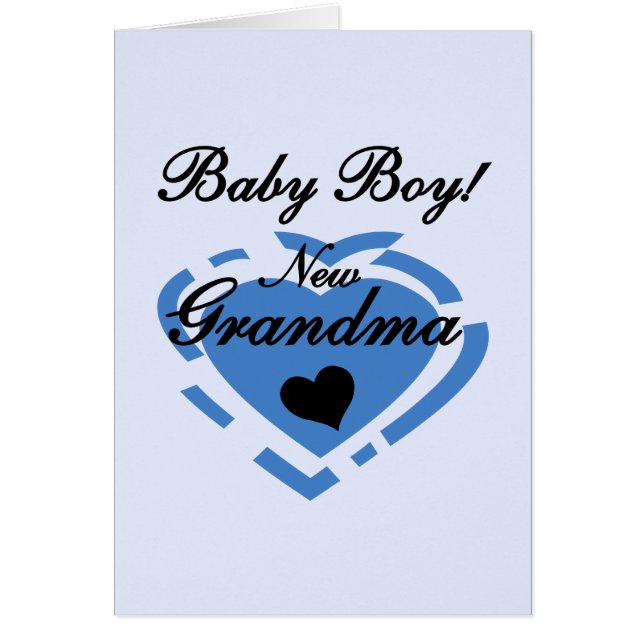 Nouveau Grand-mère Baby Boy Tshirts et cadeaux (Devant)