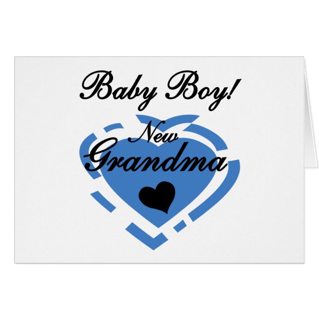 Nouveau Grand-mère Baby Boy Tshirts et cadeaux (Devant horizontal)
