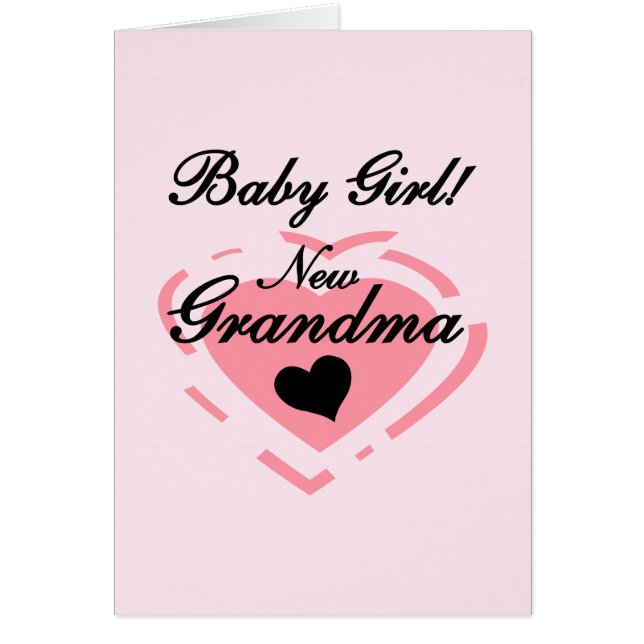 Nouveau Grand-mère Baby Girl Tshirts et cadeaux (Devant)