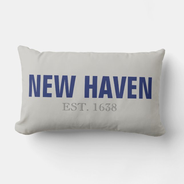 Nouveau Haven CT Établi 1638 Oreiller (Recto)