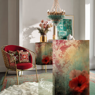 Nouveau Impressions Patterns & Floral Patina Tissue Paper