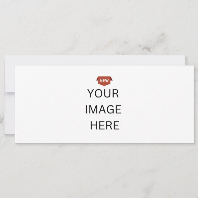 NOUVEAU ! Invitation - 10 cm x 23,5 cm - Sur mesur (Devant)