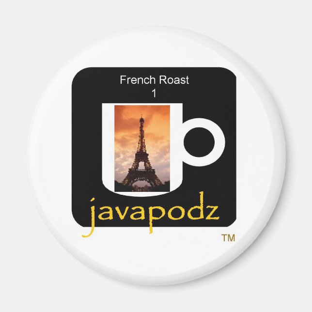 Nouveau JavaPodz French Roast Magnet (Devant)